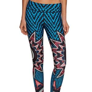 Mara Hoffman Star Basket Print Legging M NWT